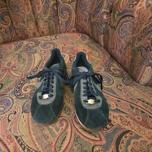 Nike Green Suede Sneakers